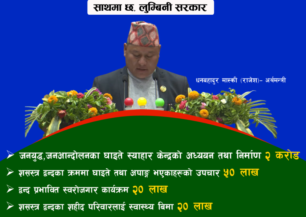लुम्बिनी प्रदेश सरकारले द्वन्दका घाइतेहरुलाई उपचार गर्दै